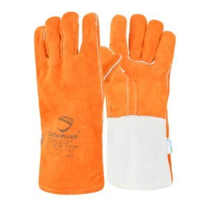 SafeKraft Leather Hand Gloves – SKLG - 1401 | Safekraft
