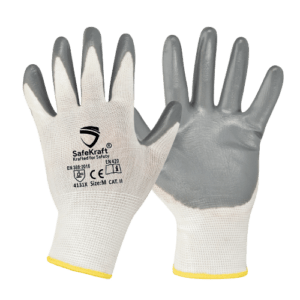 SafeKraft Nitrile Coated Hand Gloves - SKNCG | SafeKraft