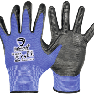 SafeKraft Nitrile Coated Hand Gloves – SKU3SNG | SafeKraft