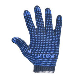 SafeKraft PVC Dotted Gloves - SKSDG | SafeKraft