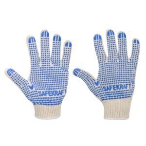 SafeKraft PVC Dotted Gloves - SKDDG | SafeKraft